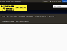 Tablet Screenshot of burnhamboatslings.com